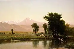 Crossing the River Platte by Worthington Whittredge, c. 1871