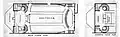 The floor plan of The Crosstown.
