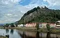 Left bank of the Elbe with Pastýřská stěna