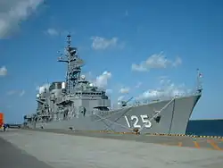 JS Sawayuki in port