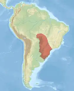 Map of range