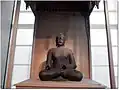 Seated Buddha, early 10th century. Cast iron, h. 150&nbsp;cm. National Museum of Korea.