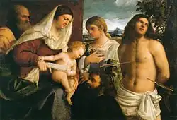 Sacra conversatione, c. 1507, Louvre