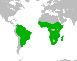 Map of range