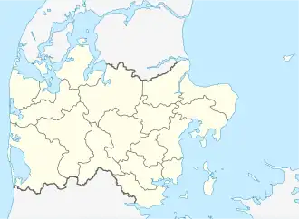 Gjerlev is located in Denmark Central Denmark Region