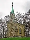 Riedel funerary chapel in Desná