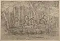 Hunting on Tanner's Fork, Gilmer & Calhoun Counties (1846)