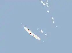 Map of range