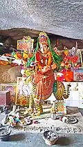 Churrio Durga temple is under threat from the reckless dynamite blast mining