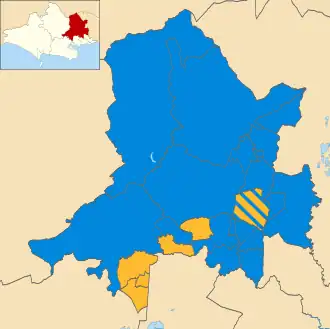 2007 results map