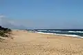 View north-east along the Ninety Mile Beach, 2016
