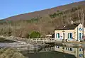 A lock on the Canal de Bourgogne in Barbirey-sur-Ouche