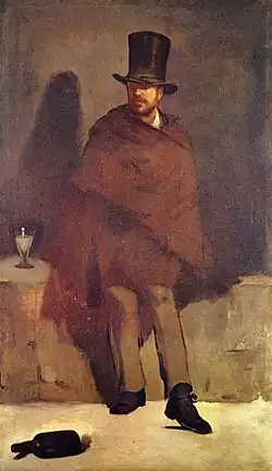 Édouard Manet:, The Absinth Drinker