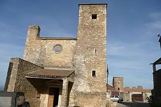 The church in Salazac