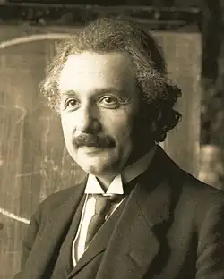 Albert Einstein, 1921 Nobel Prize in Physics for the photoelectric effect.