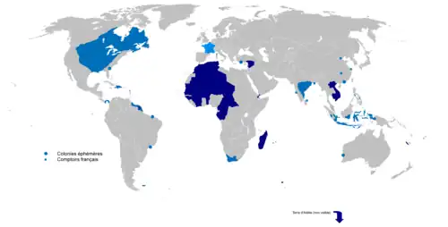 Flags were used to represent various territories and colonies across the Empire