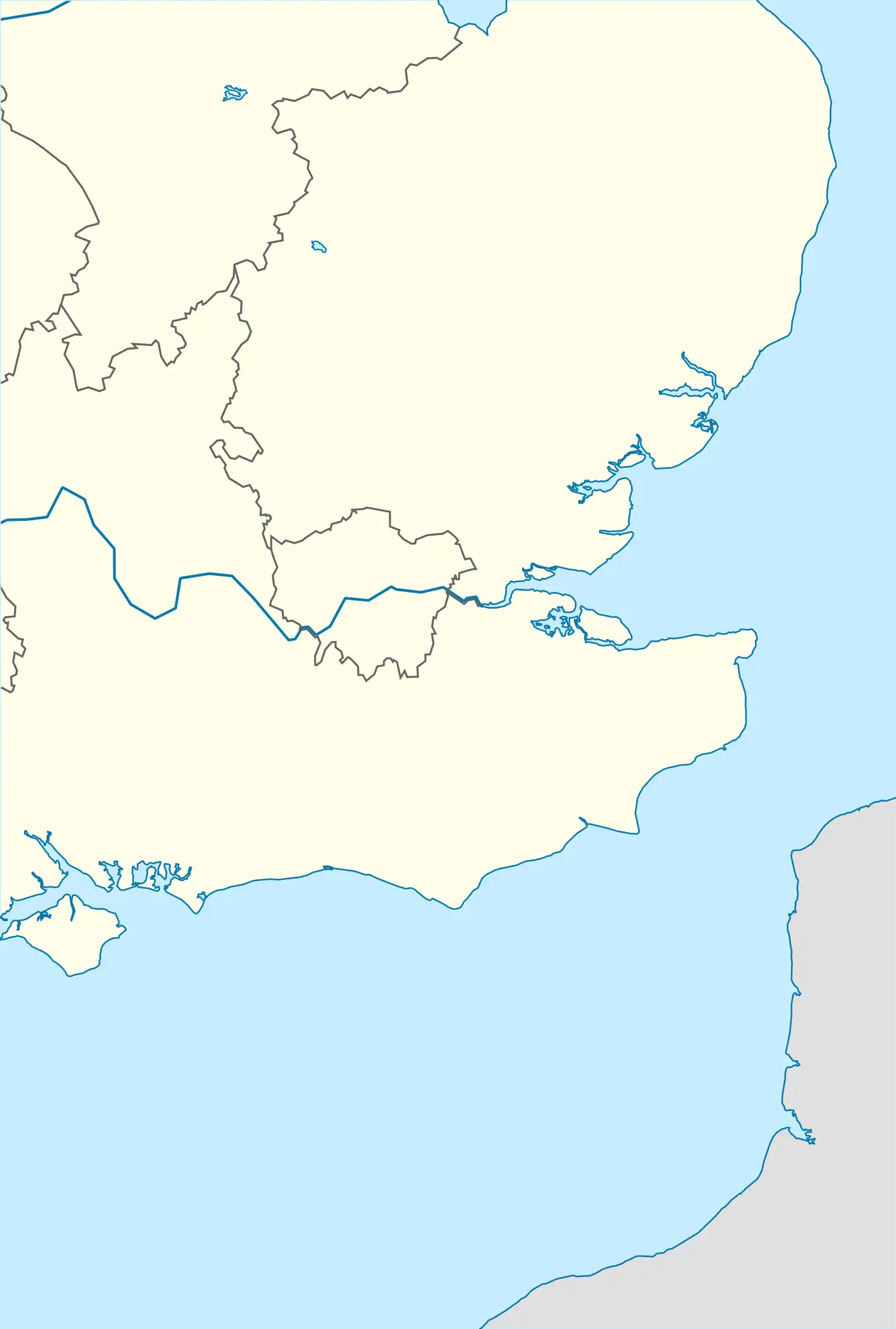 Luton Town F.C.–Watford F.C. rivalry is located in Southeast England