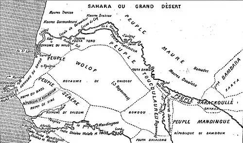 Trarza (upper left)