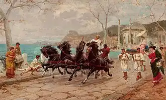 Quadriga on the Road to Pompeii(?)