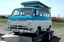 A Canadian Fargo camper conversion on the longer, 108-inch wheelbase