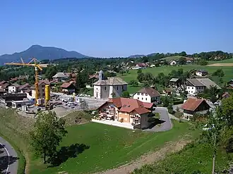 View of Faucigny from the castle