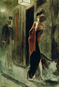 The Human Parody (1878–1881) watercolor, pastel, chalk (22.5 x 15&nbsp;cm)