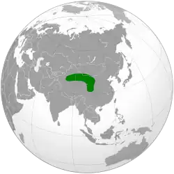 Map of range