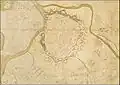 Plan of the defences in 1704.