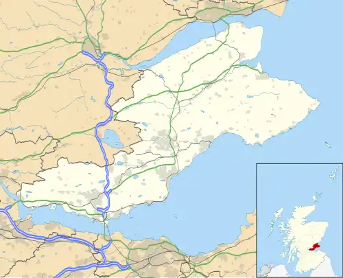 Leuchars Station is located in Fife