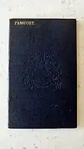First New Zealand photo identification passport type issued between c. 1915 and 1923.