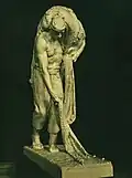 Fisherman pulling in his net, prize Chenavard of the École nationale supérieure des beaux-arts, Paris (plaster statue, 1933).