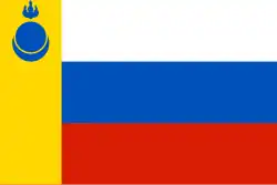 Flag of Agin-Buryat Autonomous Okrug, (29 November 1996–6 July 2001)