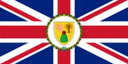 Standard of the governor of the Turks and Caicos Islands