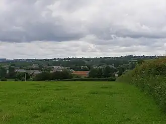 A general view of Flaumont-Waudrechies