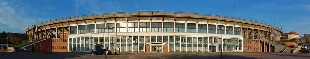 Za Lužánkami Stadium, Brno, Czech Republic.