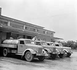 Romanian SR-101 tanker trucks