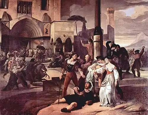 Sicilian Vespers, a successful rebellion on the island of Sicily that broke out at Easter 1282 against the rule of the French-born king Charles I of Anjou