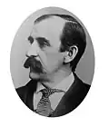A white man moustache.