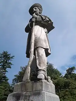 The statue
