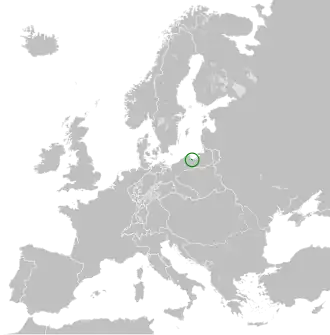 The Free City of Danzig in 1812