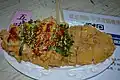Fried chicken cutlet from the Pinxi Old Street in February 2015