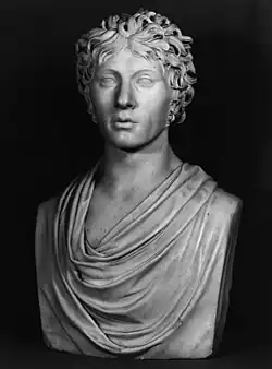 Friedrich Gilly. Bust by Gottfried Schadow