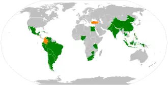 Location of