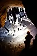 Underground gallery.