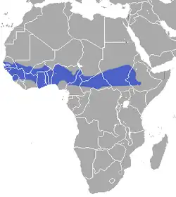 Map of range