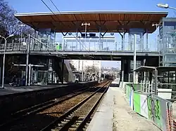 New footbridge.