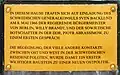 Memorial plaque of the Ostpolitik at the Swedish residence in 1966.