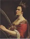 Saint Catherine of Alexandria (circa 1615–1617), Uffizi.