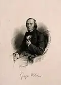 Portrait of the Scottish chemist George Wilson
