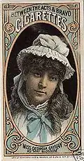 Actress Georgia Cayvan, c. 1882